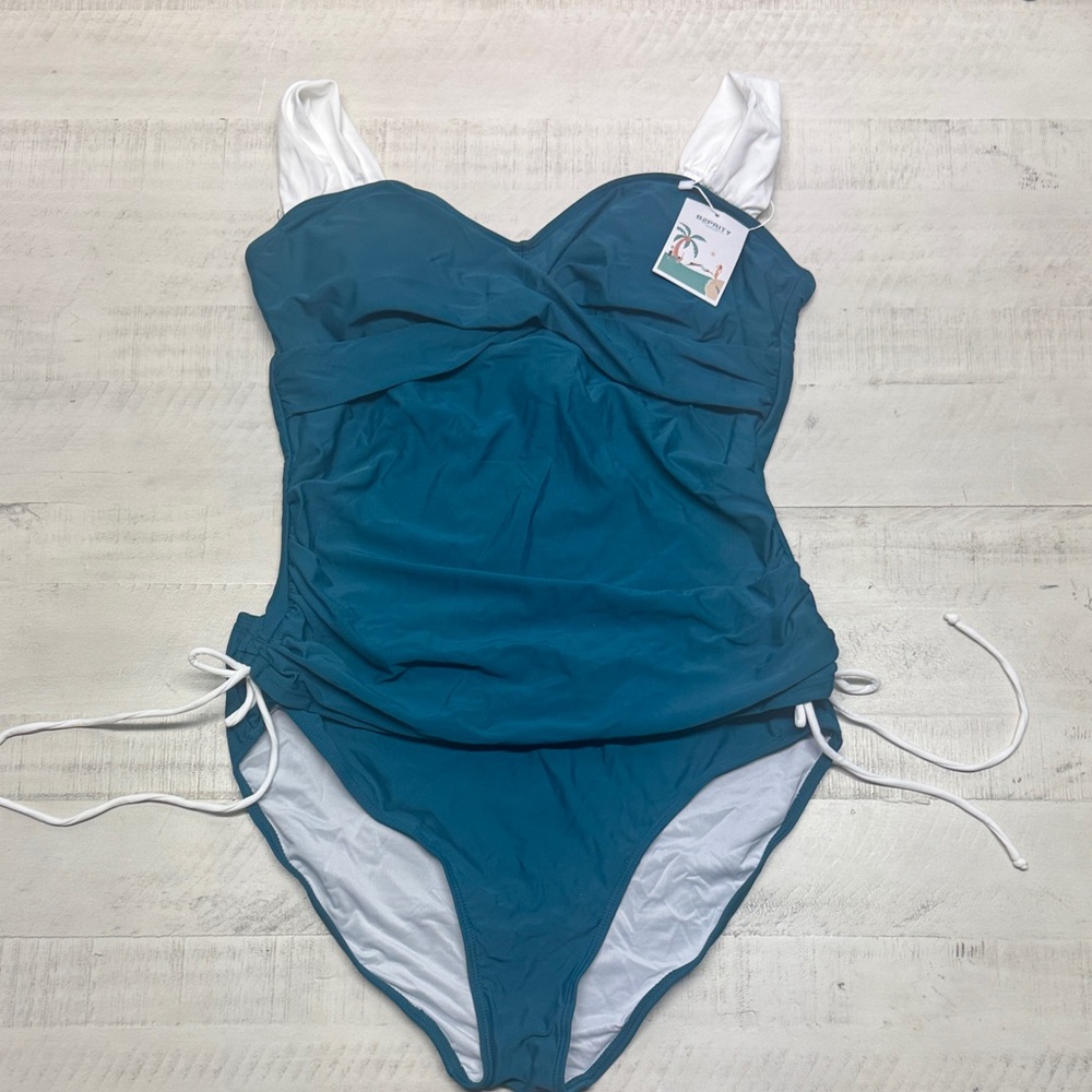 B2prity Tankini Tummy Control Two Piece High Waisted Wrap with Bottom Swimwear